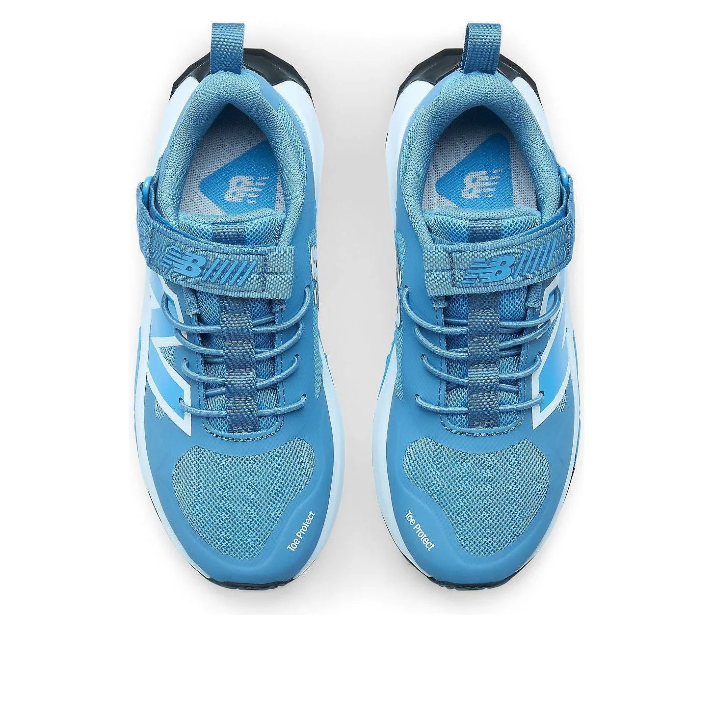 Детские кроссовки с сетчатым верхом FCY Hook and Loop 'Heron Blue Analog Blue' New Balance, Heron Blue/Analog Blue — фото 3