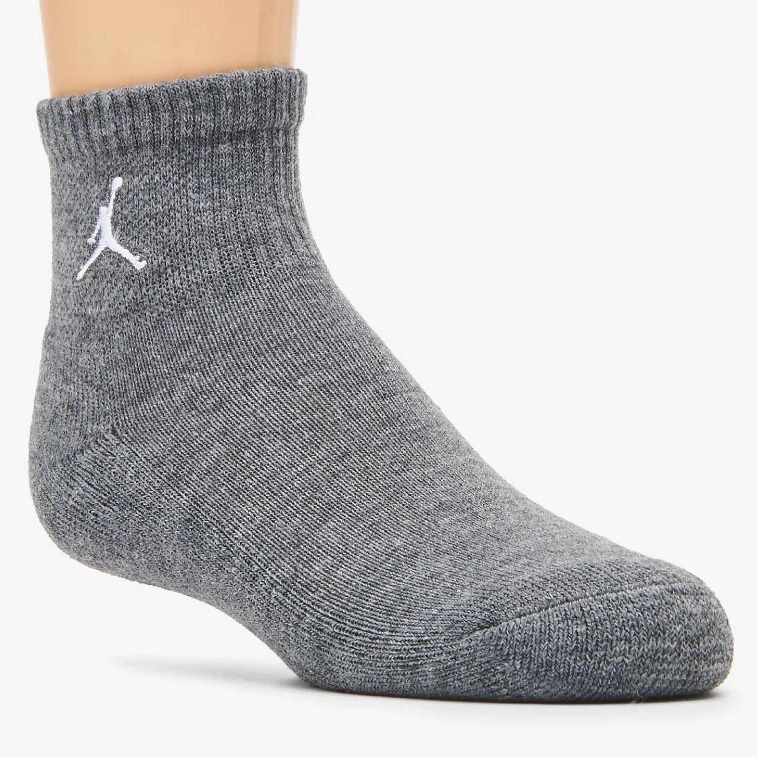 Детский набор из 6 пар носков до щиколотки размер XS Jordan, Gym Red/Black Assorted — фото 3