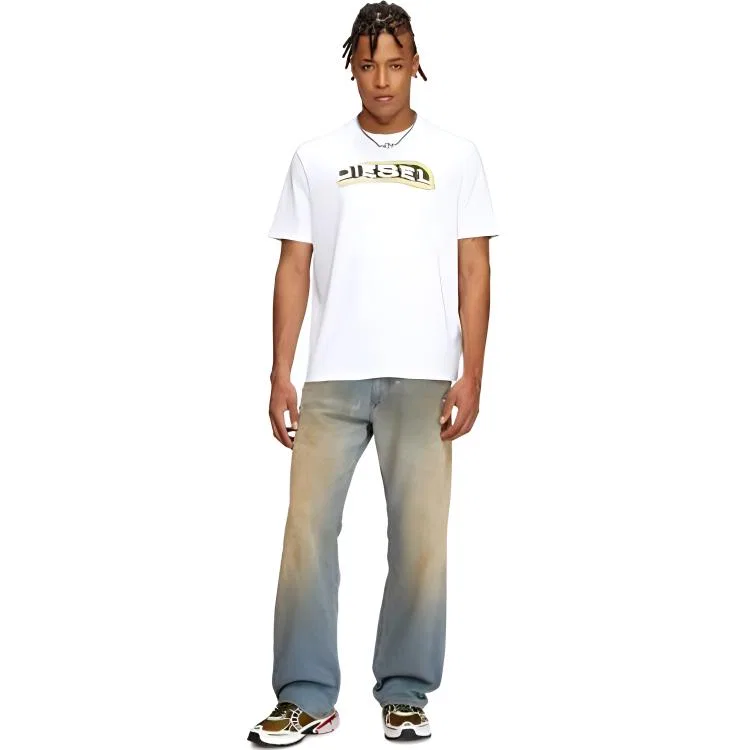 Мужская футболка с круглым вырезом T Adjust R4 DIESEL, White — фото 3