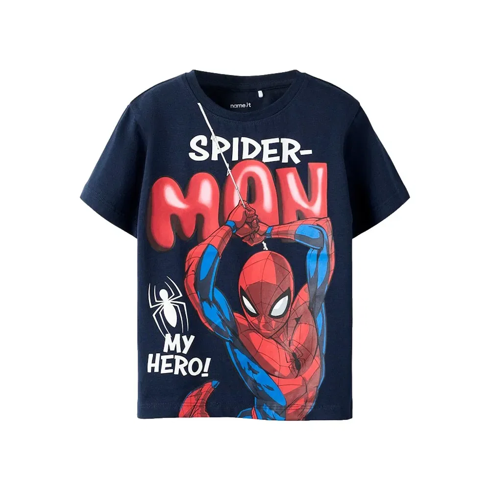 Детская футболка с принтом Marvin Spider Name it, Blue
