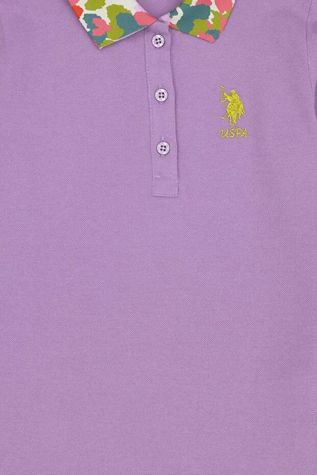 Детские свитшот для девочек с длинным рукавом U.S. Polo Assn., Pink — фото 3