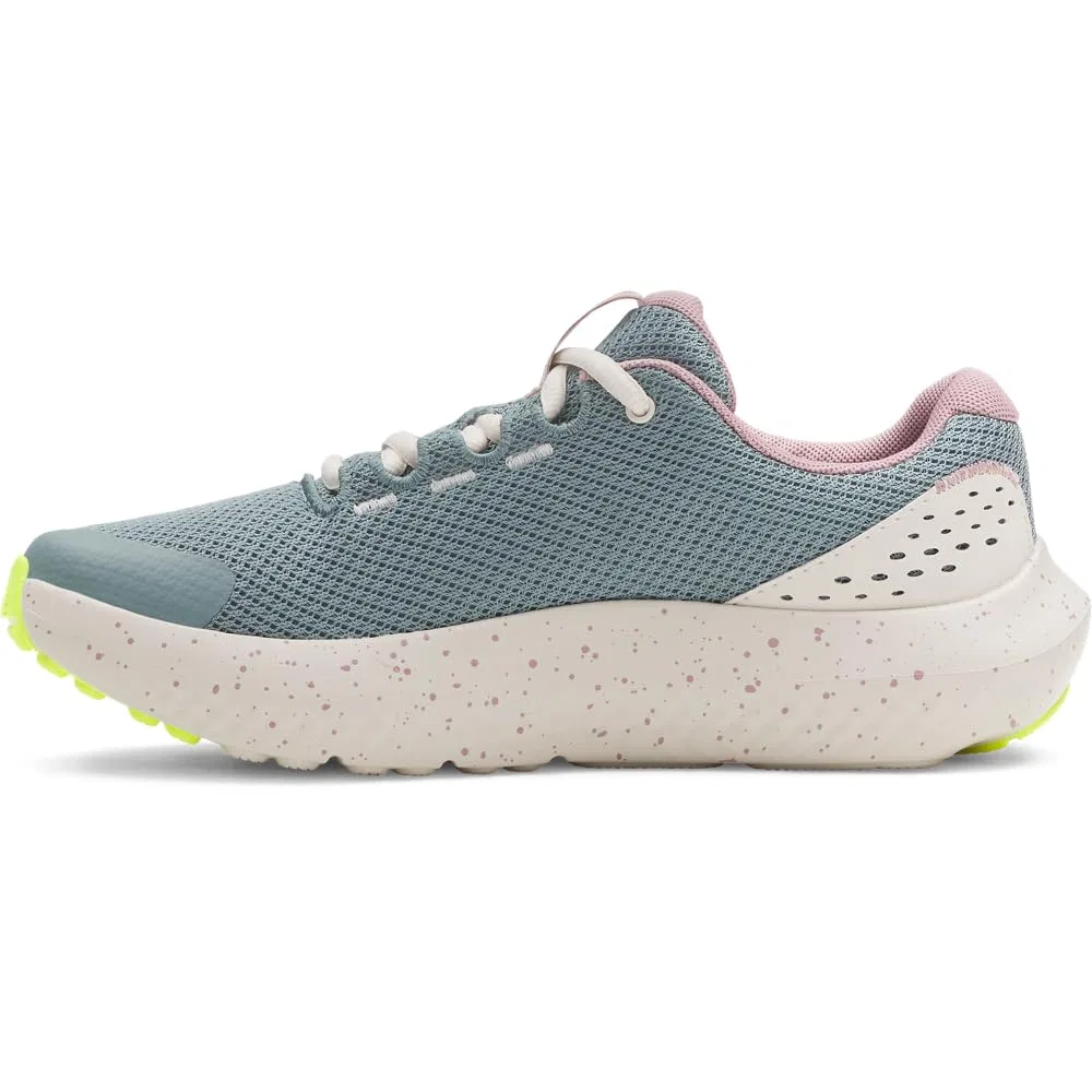 Детские беговые кроссовки для мальчиков с сетчатым верхом Surge 4 Under Armour, Red Black Black