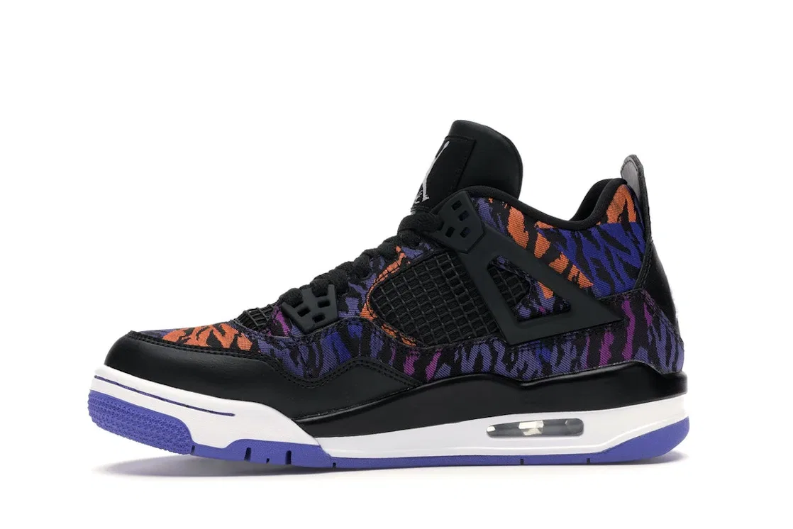 Детские кроссовки Lifestyle с моделью Jordan 4 Retro Jordan, Black/White-Rush Violet — фото 3