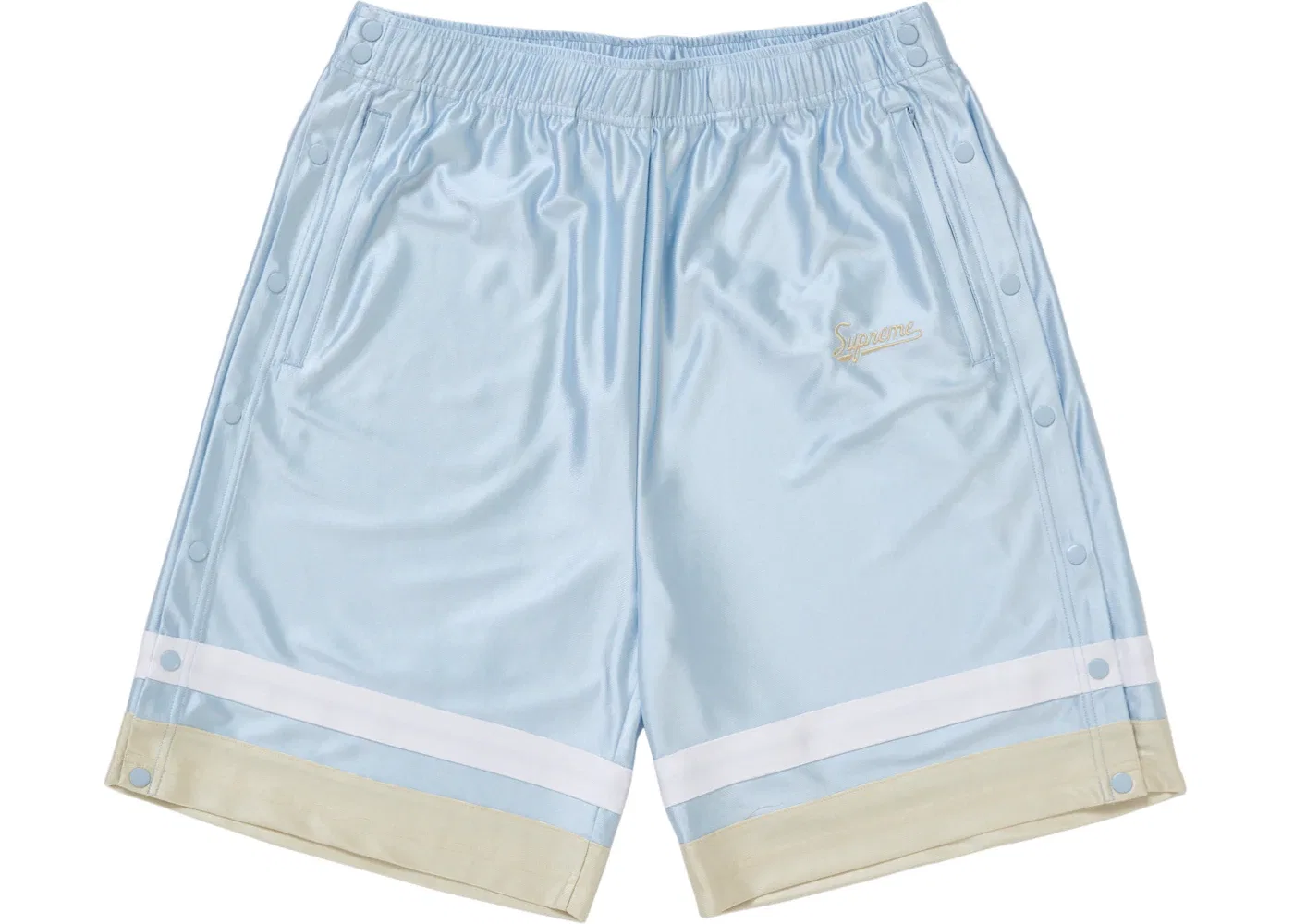 Мужские шорты с принтом Supreme, Light Blue