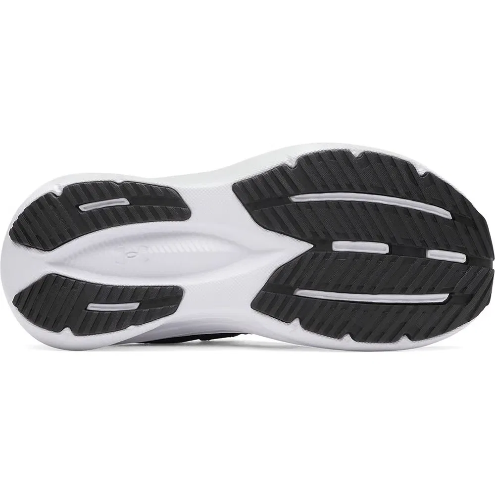 Детские кроссовки Charged+ Asserve 11 AC Wide для бега Under Armour, Black/Black/White — фото 4