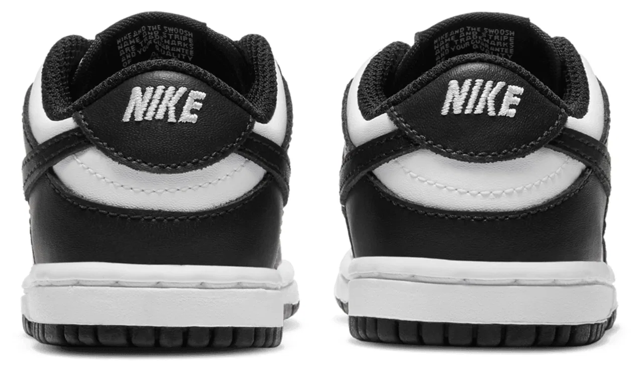 Кроссовки для мальчиков Dunk Low Nike, цвет Black/White/White — фото 3