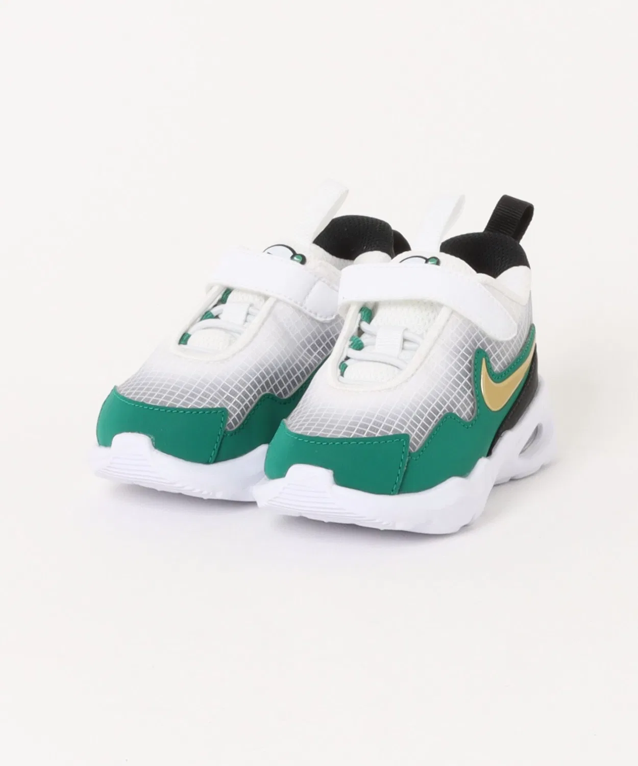Детские кроссовки с длинным шнурком Air Max Nova TD White/M Gold NIKE, Белый