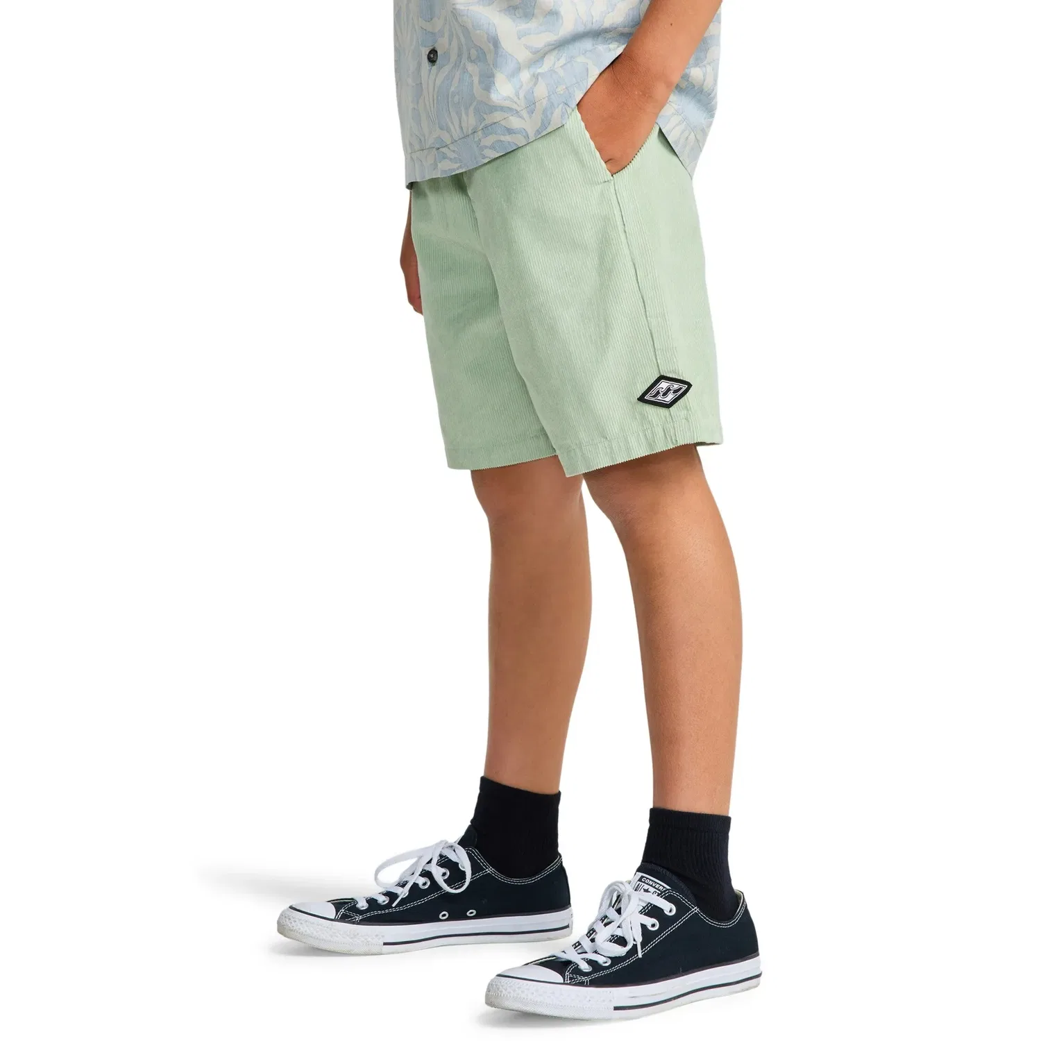 Детские шорты из вельвета Larry Cord Billabong, Verde — фото 4