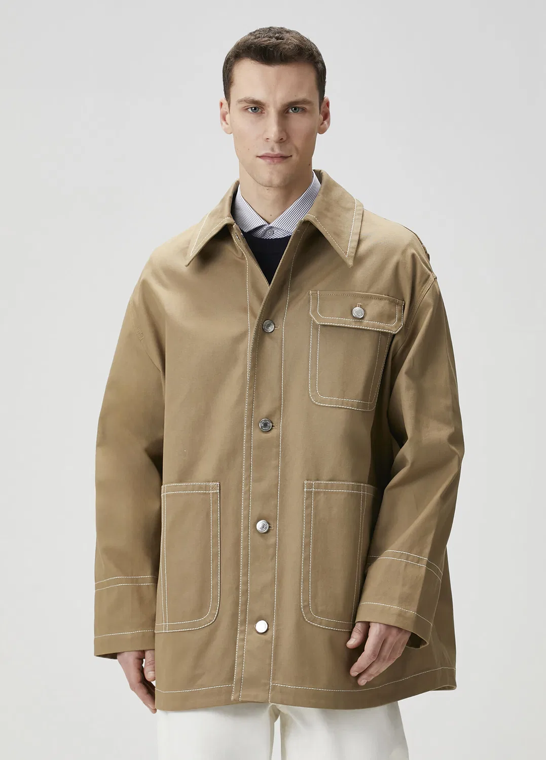 Классический пиджак Worker Ami Paris, bej