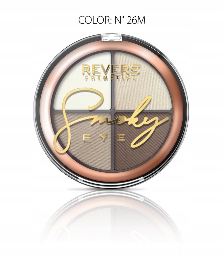 

Профессиональные стойкие тени для век Smoky Eye, 26 оттенков Revers