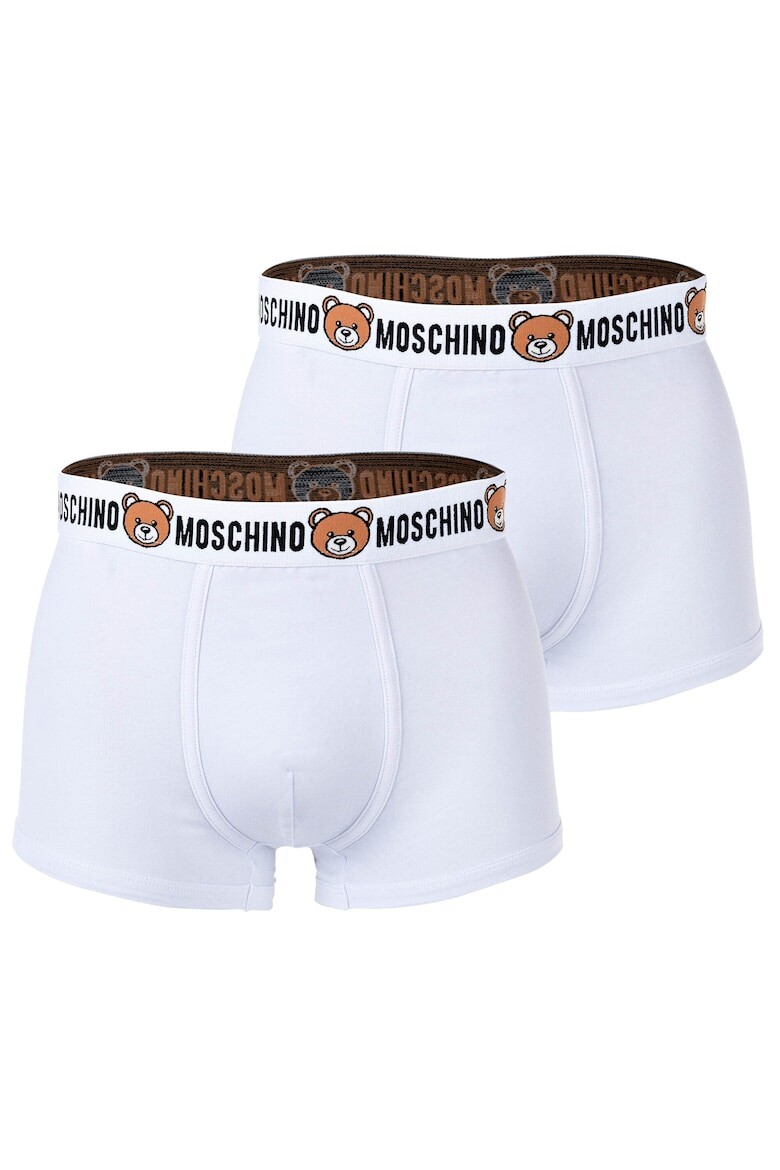 

Боксеры с логотипом, 2 пары Moschino Underwear, белый