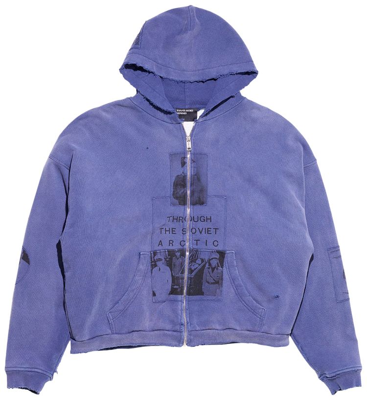 

Толстовка на молнии Enfants Riches Déprimés советская арктическая сборка, синий