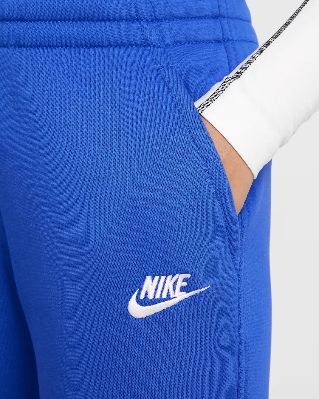 Детские спортивные штаны Nike Sportswear Club Fleece, Game Royal/White — фото 4