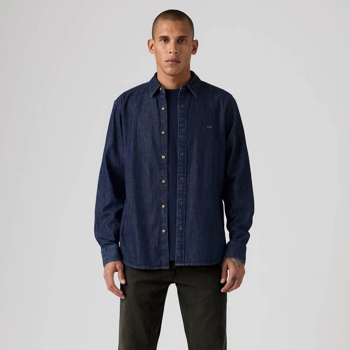 Стандартная рубашка Battery Housemark Levi's, Jack Dark Wash - Dark Wash — фото 3