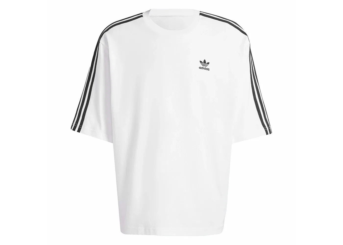 Мужская футболка с принтом Adicolor Oversized Tee Adidas, White