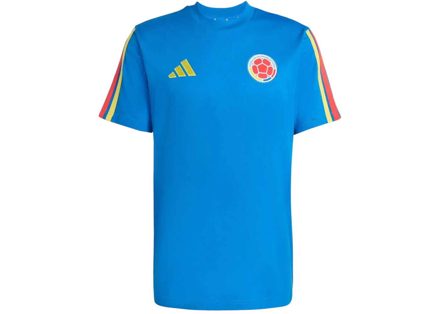 Мужская футболка с принтом Colombia DNA Adidas, Bright Royal