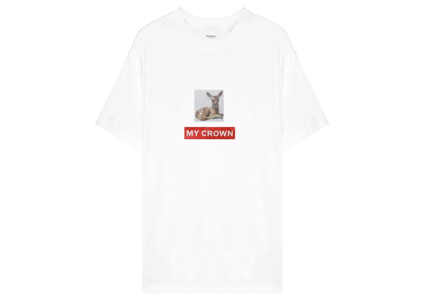 Женская футболка с принтом Burberry T-shirt, White