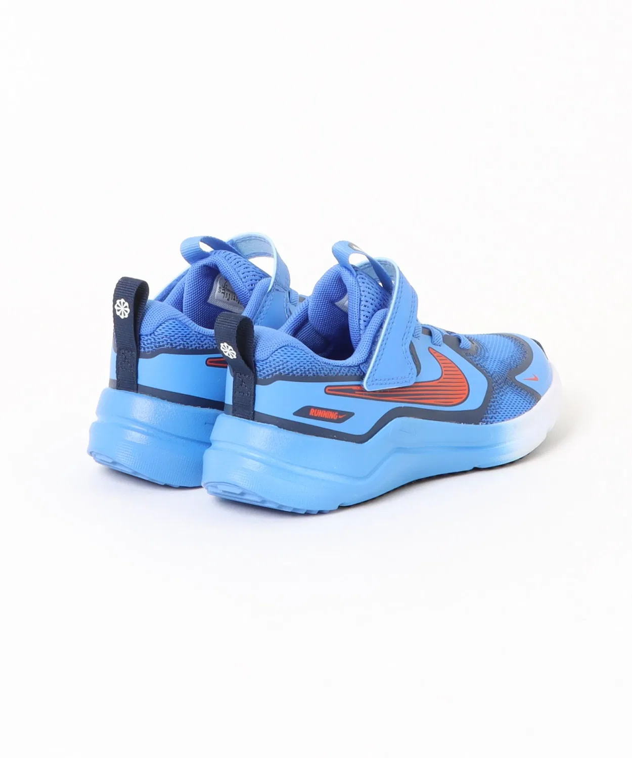 Детские кроссовки с принтом Cosmic Runner Swuosh PS NIKE, Blue/Black — фото 2