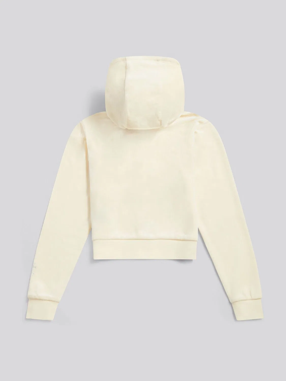 Толстовка на молнии велюровая Juicy Couture, кремовый — фото 2