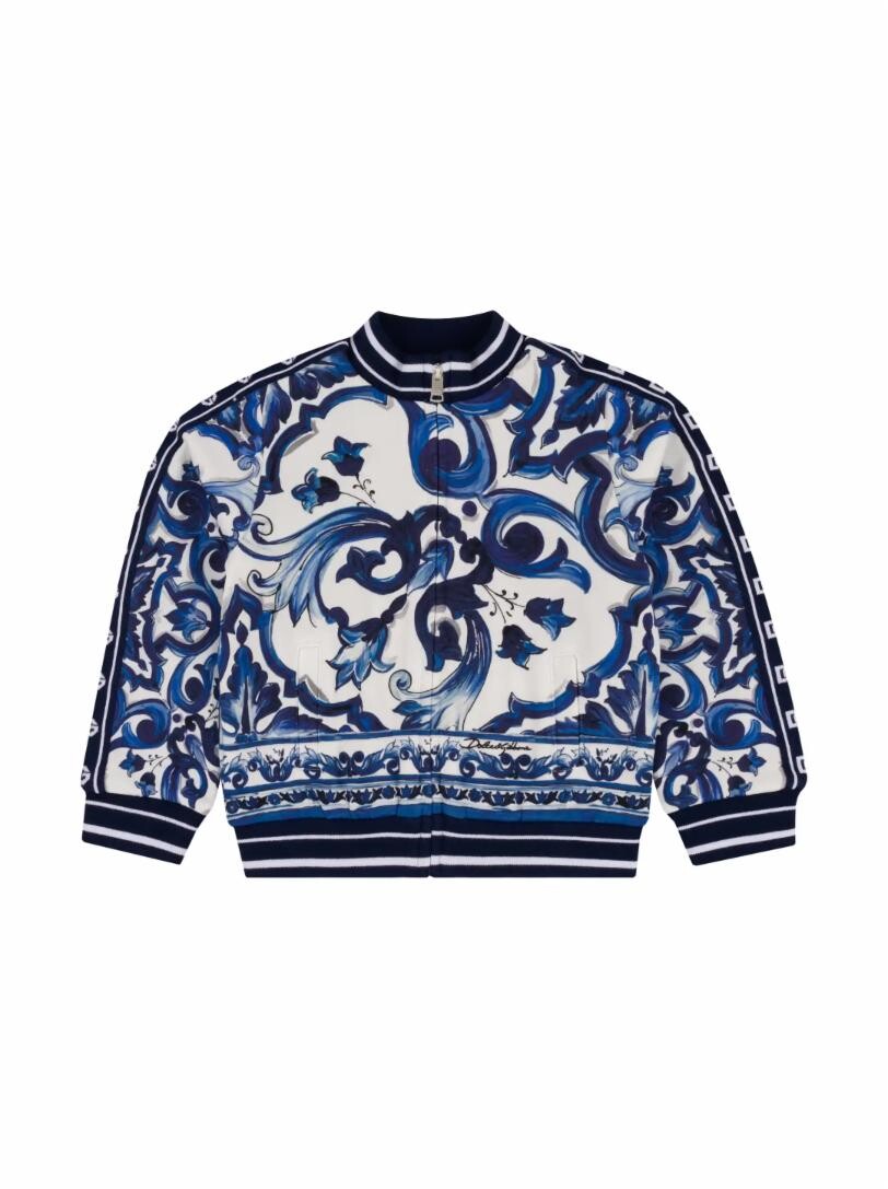 

Бомбер с принтом Majolica Dolce&Gabbana