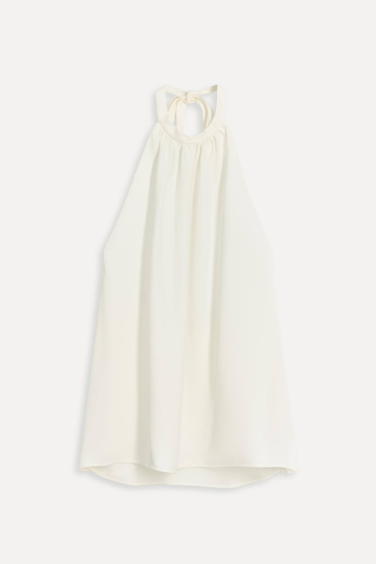 

Блузка Zara Halter 50th Anniversary, белый