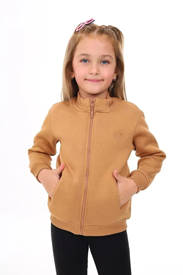 Детский кардиган с принтом Toontoy, Brown
