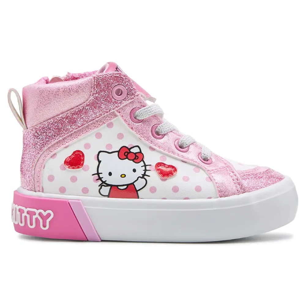 Детские высокие кроссовки Hello Kitty для малышей, Pink Multi — фото 2