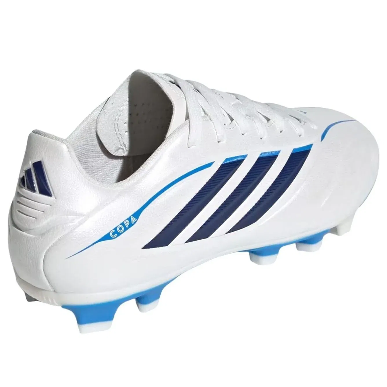 Детские кроссовки Copa Pure IV Club FG/MG 'Zero Metallic Dark Blue Lucid Ray Blue' adidas, Zero Metallic / Dark Blue / Lucid Ray Blue — фото 3
