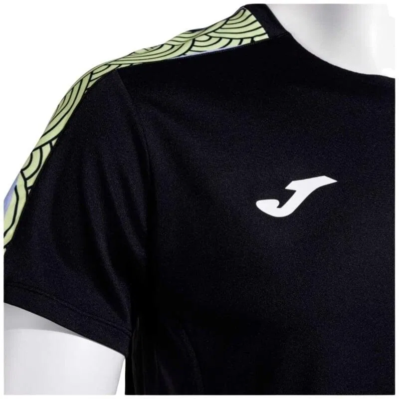 Детская хлопковая футболка Joma INICIAL, Schwarz — фото 2