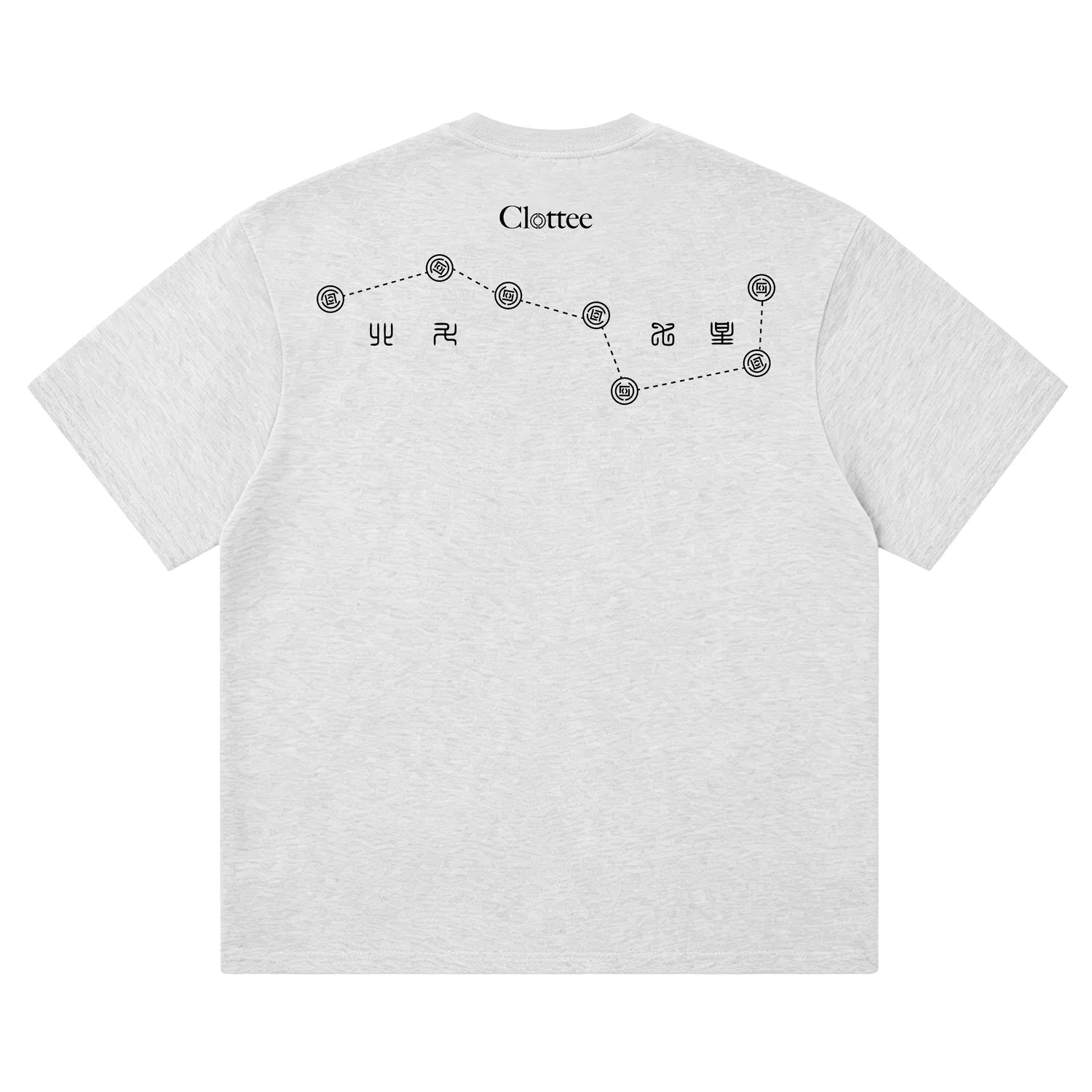 Детская футболка с круглым вырезом Unisex CLOT, White Heather Gray