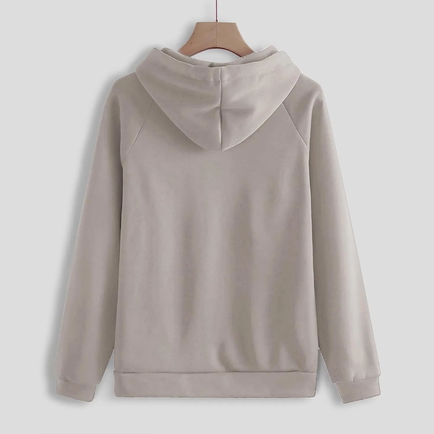 Женский комплект из худи и джоггеров с карманами, Oversized Hoodie Lounge Set, серый — фото 2