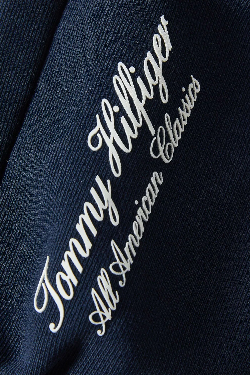 Штаны спортивные с принтом Outline Flag Tommy Hilfiger, синий — фото 3