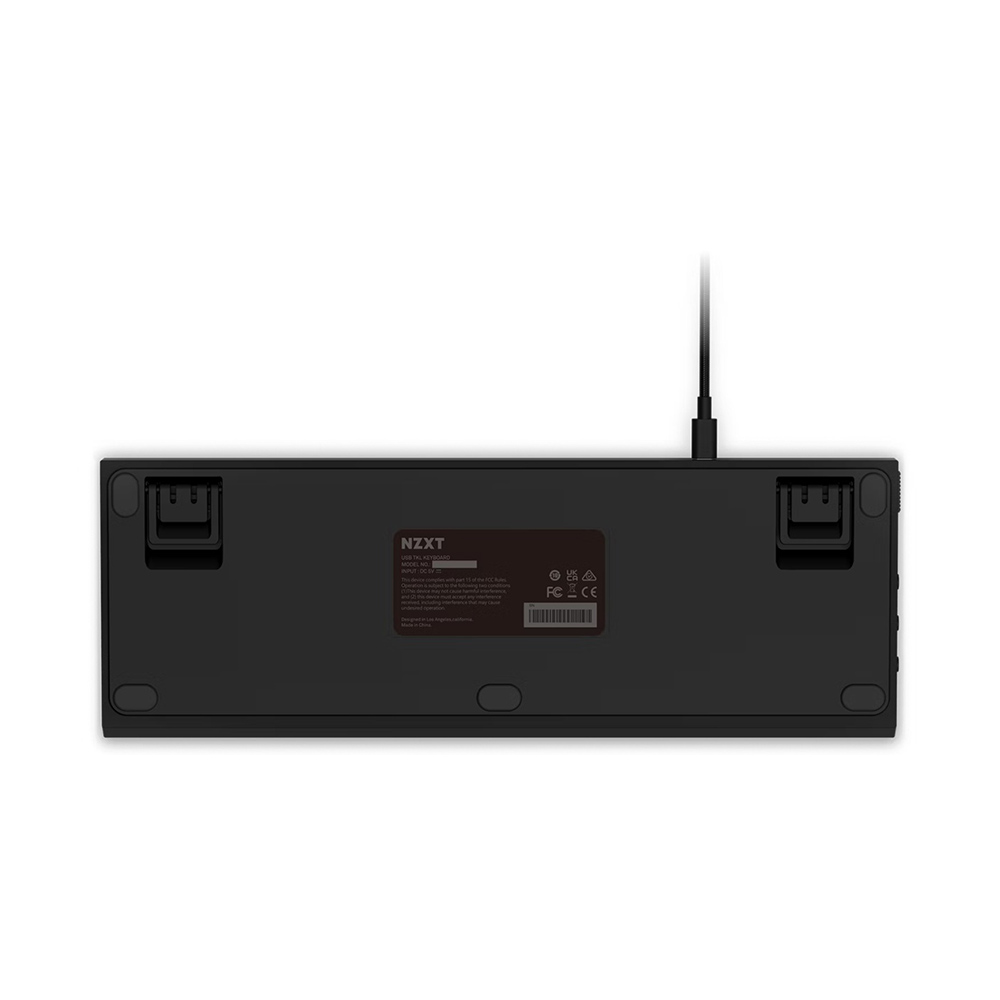 Проводная игровая клавиатура NZXT Function Tenkeyless, белый, английская раскладка — фото 3