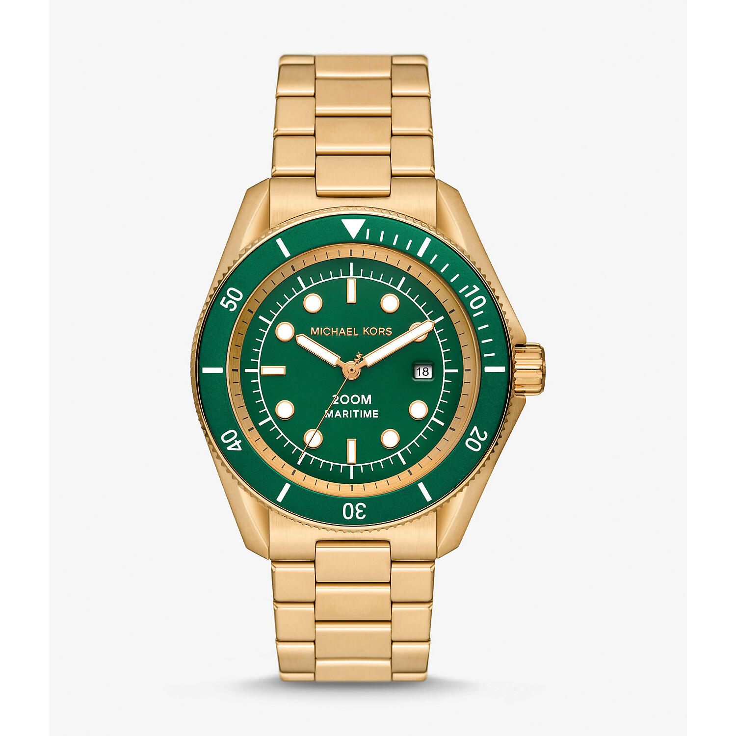 

Часы Michael Kors Oversized Maritime Gold-Tone, золотистый, Коричневый, Часы Michael Kors Oversized Maritime Gold-Tone, золотистый