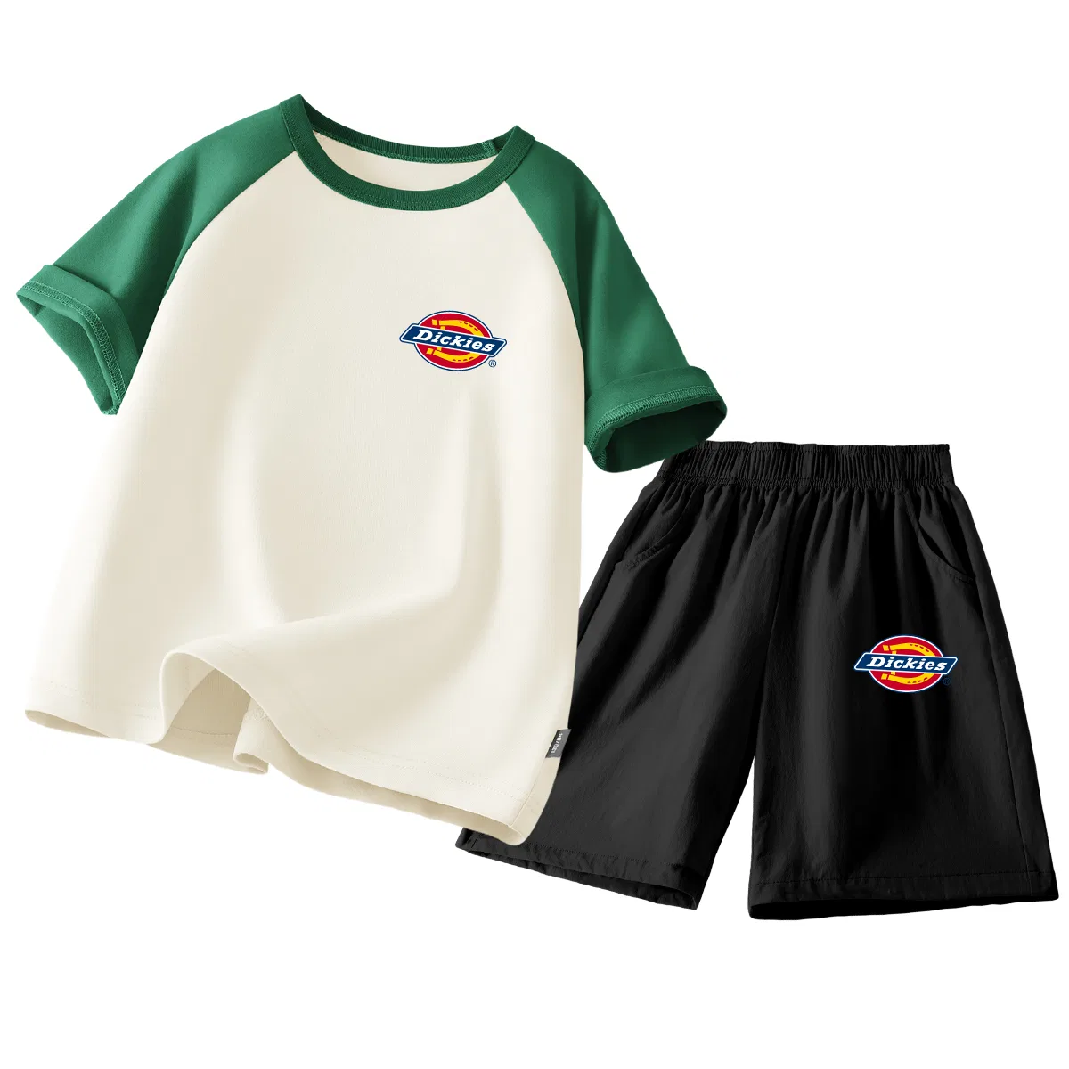 Детский спортивный костюм с круглым вырезом Dickies, Standard K Green White+Standard K Black