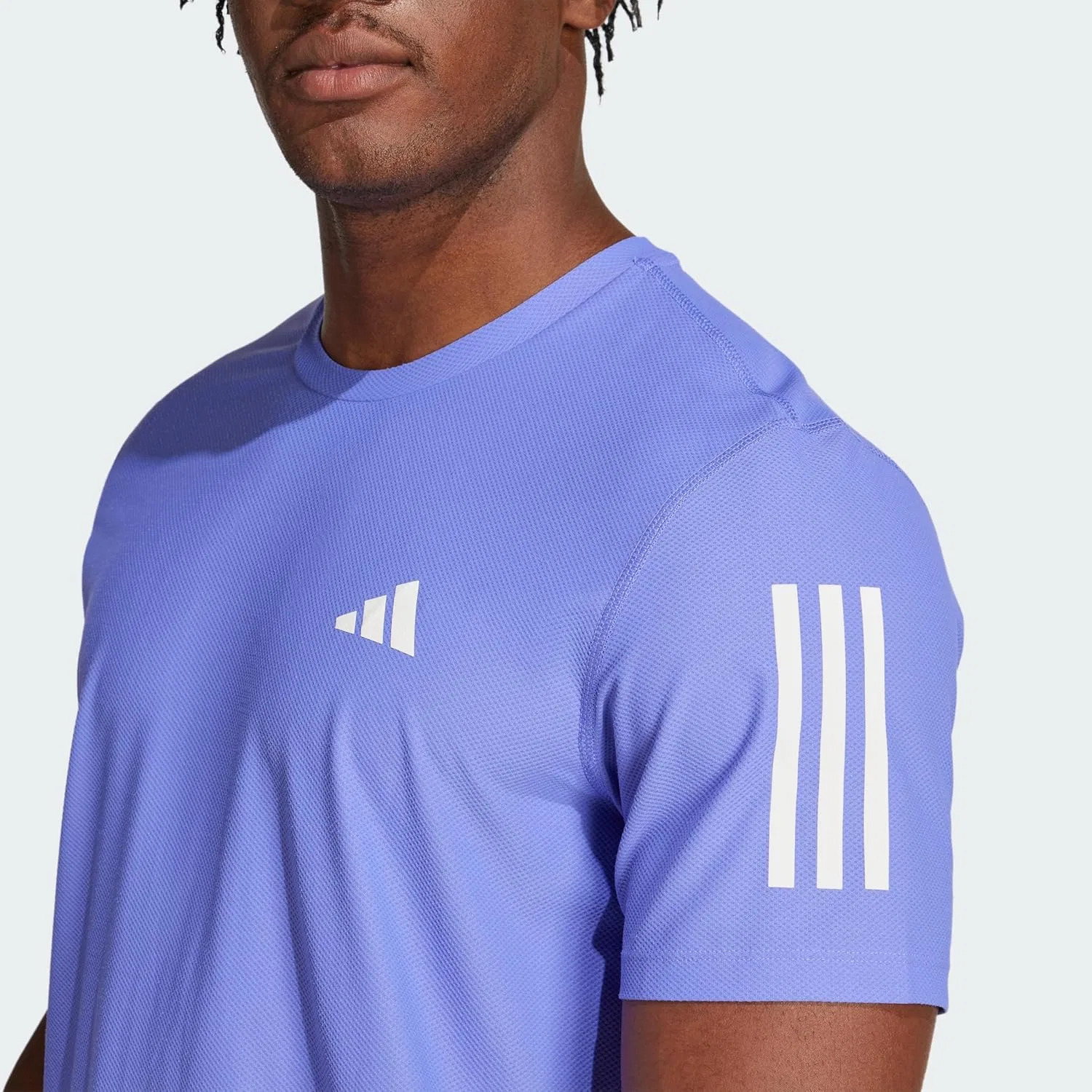 Мужская беговая футболка Own the Run adidas, Semi Cobalt Blue — фото 2