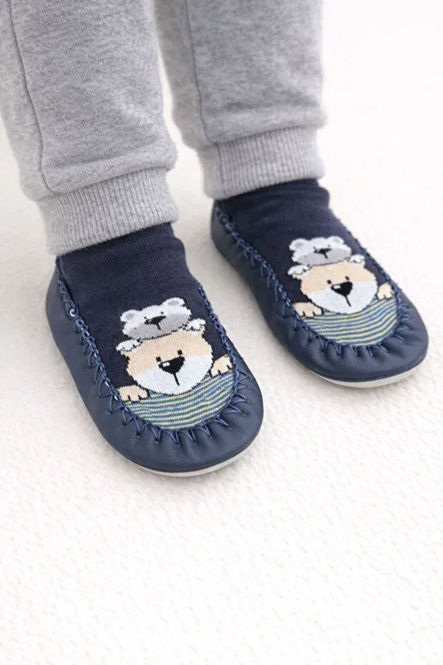 Детские носки для новорожденных хлопковые Minissa Baby Kids, Navy Blue