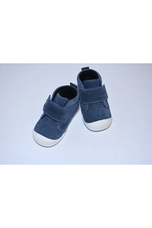 Детская обувь для девочек с липучкой Şuşu Shoes, Navy Blue
