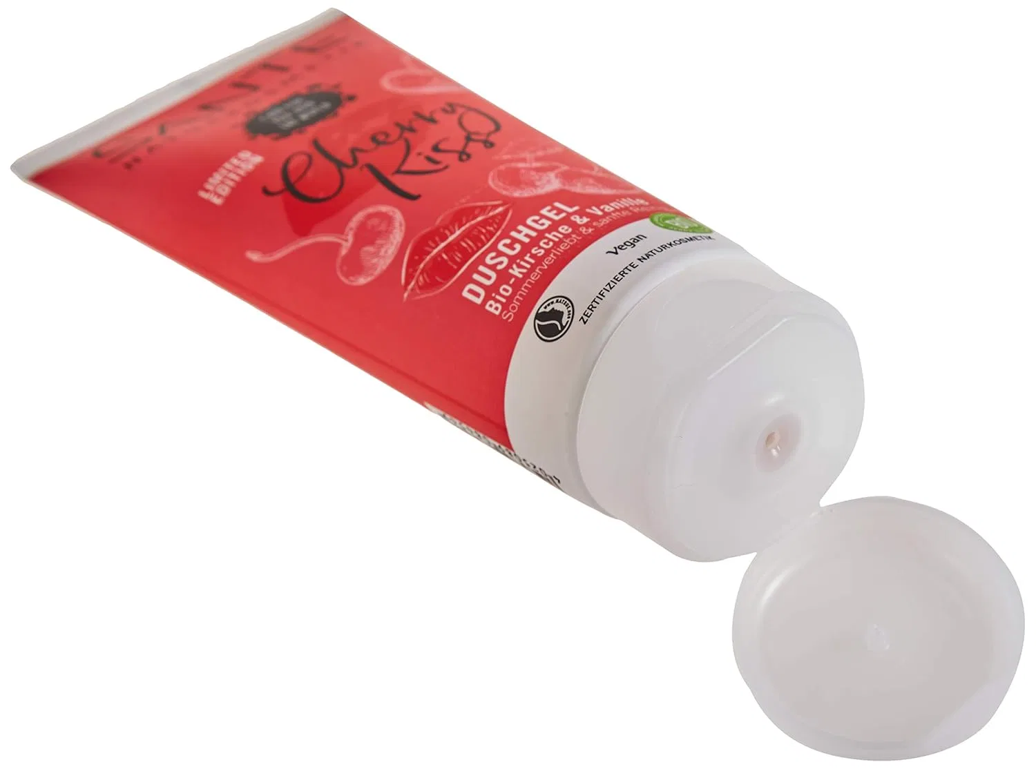 Гель для душа Limited Edition Cherry Kiss, Organic Cherry & Vanilla, Sante Naturkosmetik, 200 мл — фото 3