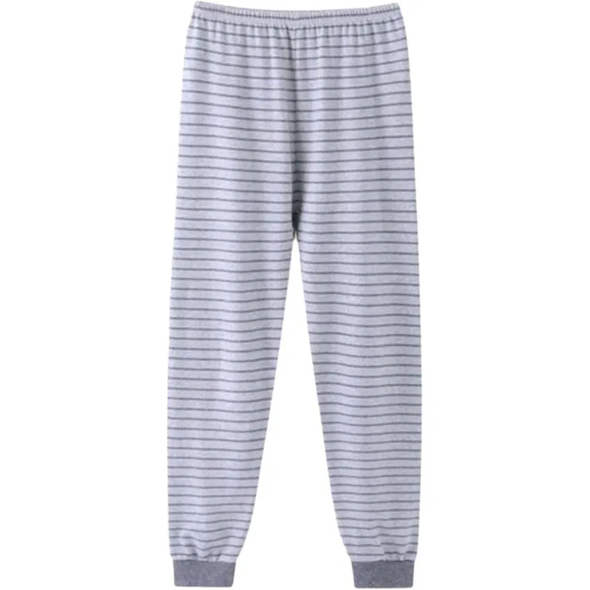 Детское термобелье штаны Cotton Gene, Light Gray Stripes