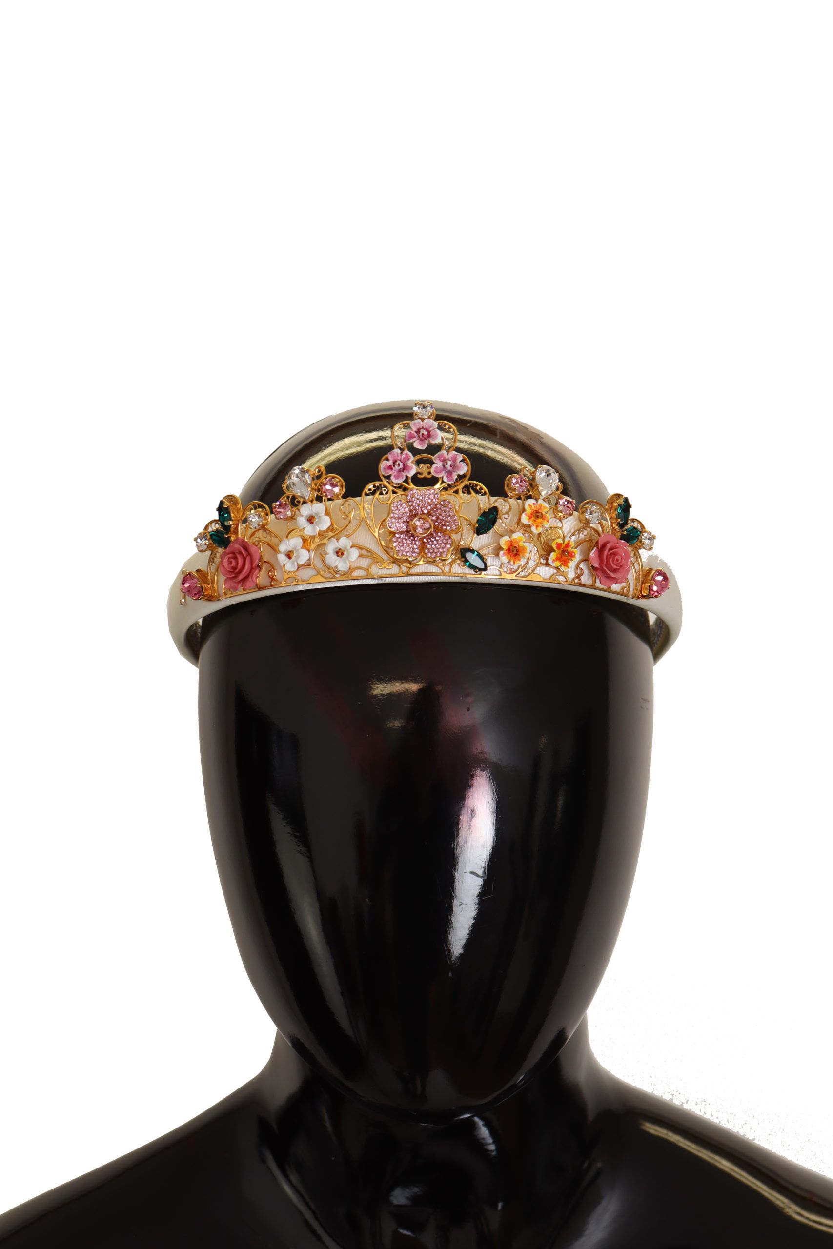 

Очаровательная хрустальная диадема на голову Dolce & Gabbana, золото