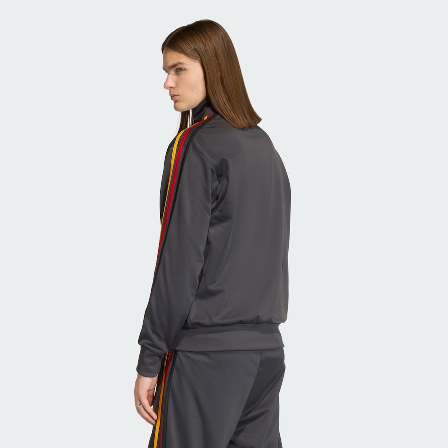 Толстовка с капюшоном на молнии ADIDAS ORIGINALS Firebird, черный — фото 4