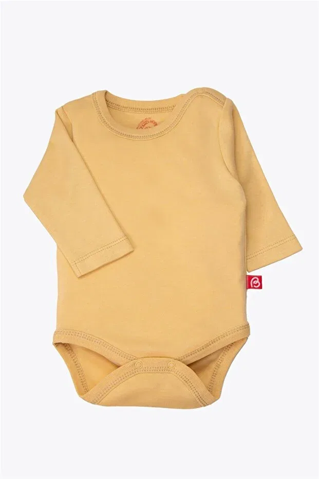Детское боди с длинным рукавом 5-предметный набор Long Sleeve Body Bebetto, Hardal — фото 2