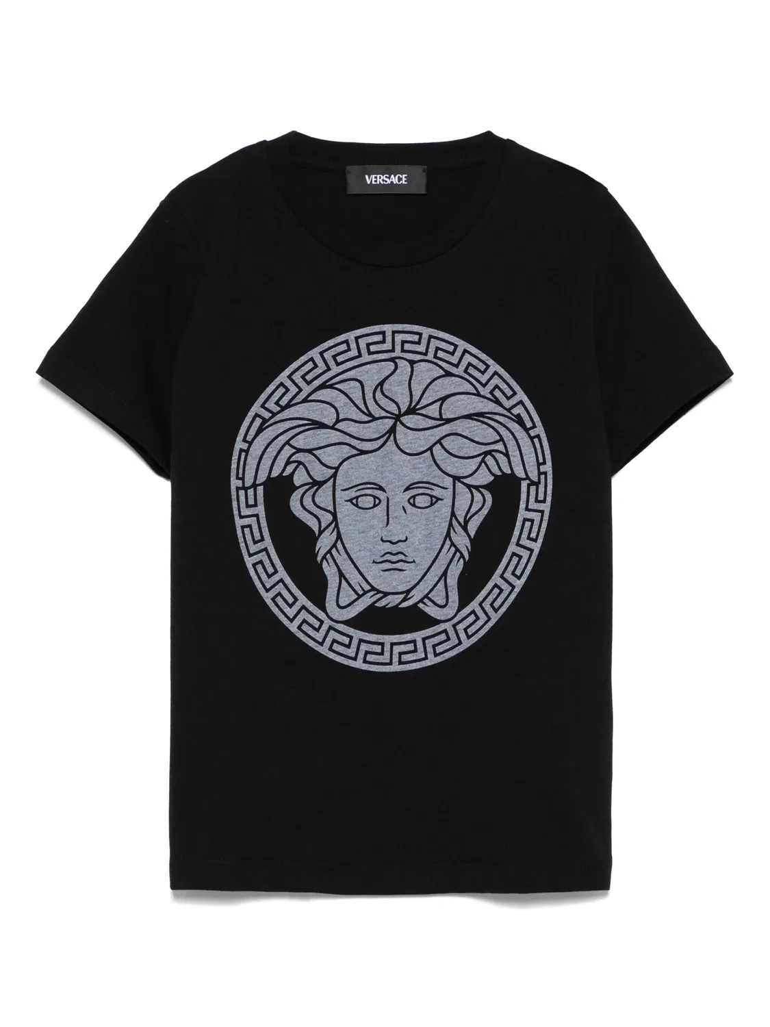 Футболка с принтом Medusa Greca Versace, черный