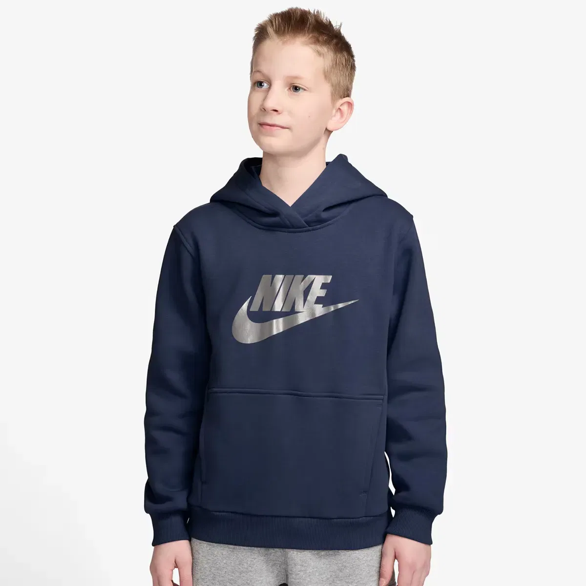 Детская худи Nike Sportswear Club Fleece, Azul Marino