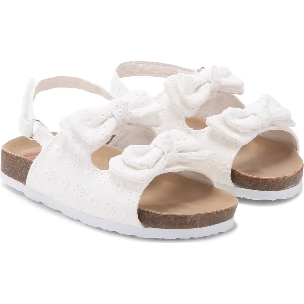 Детские сандалии Lil Sivora для малышей Jellypop, White Eyelet