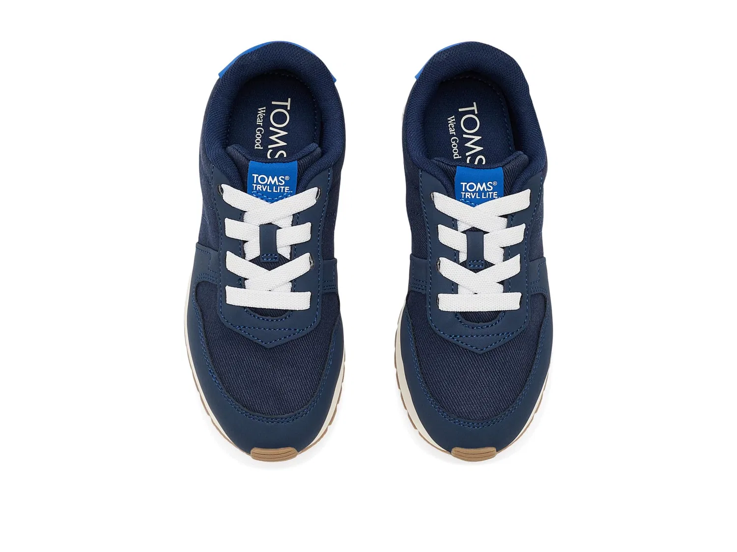 Кроссовки TRVL Lite Retro (для маленьких и больших детей) Toms Kids, Navy — фото 3
