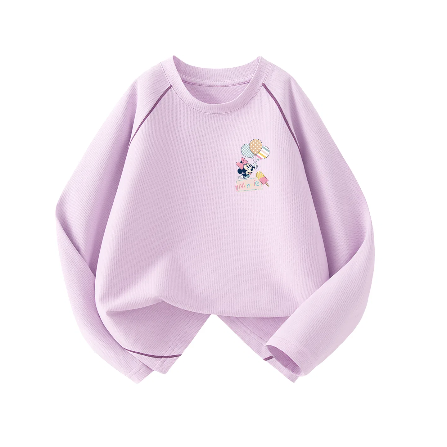 Детская футболка с круглым вырезом Тонкая Thick Board Di Line K Chestnut Brown Disney — фото 3