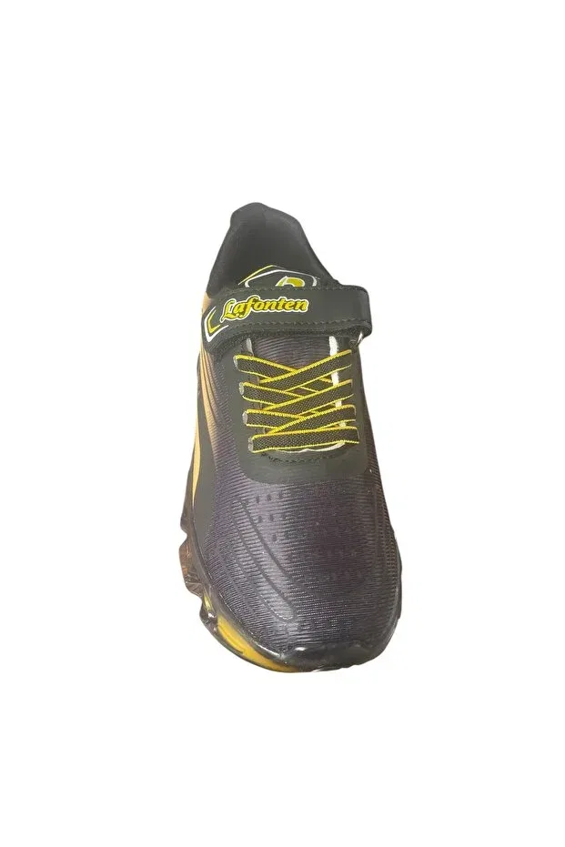 Детские спортивные кроссовки для девочек с принтом Konay 2340 Air Sole Generic Brands, Black