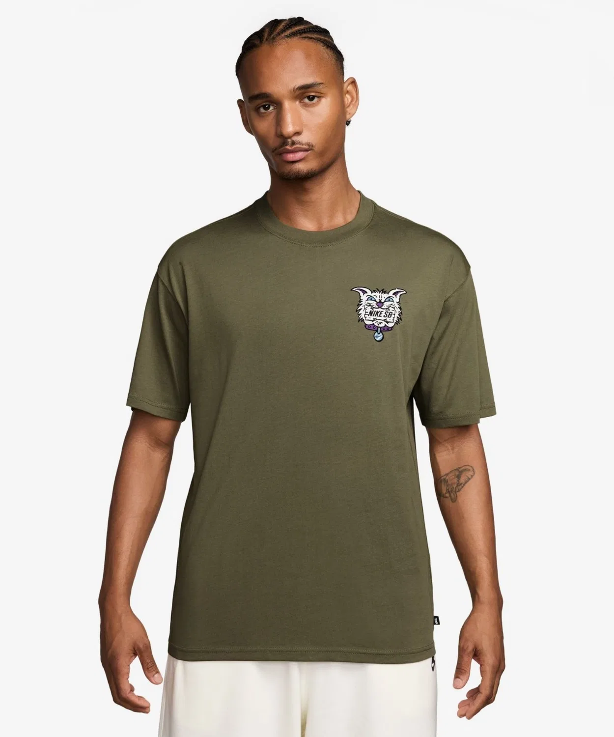 Мужская футболка с коротким рукавом Nike SB M90 Skate Char S/S, Olive